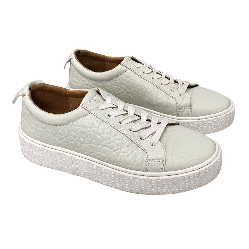 Australia Luxe Collective Leather Platform Sneakers Pale Sage US 9 EU 40 Chunky - Picture 2 of 13